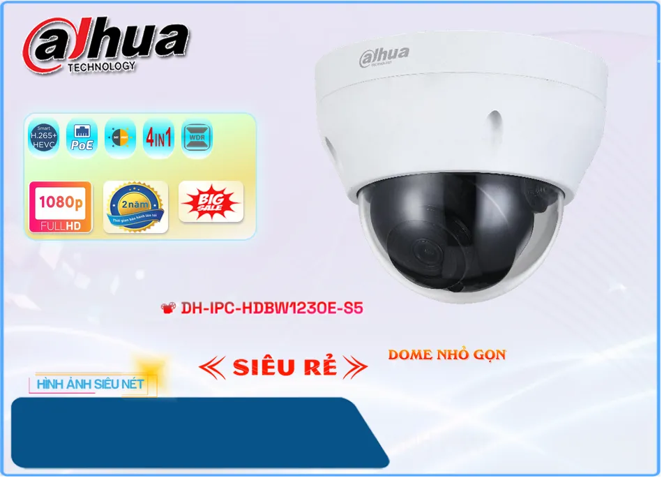 Camera DH-IPC-HDBW1230E-S5 Giá rẻ,DH IPC HDBW1230E S5,Giá Bán DH-IPC-HDBW1230E-S5,DH-IPC-HDBW1230E-S5 Giá Khuyến