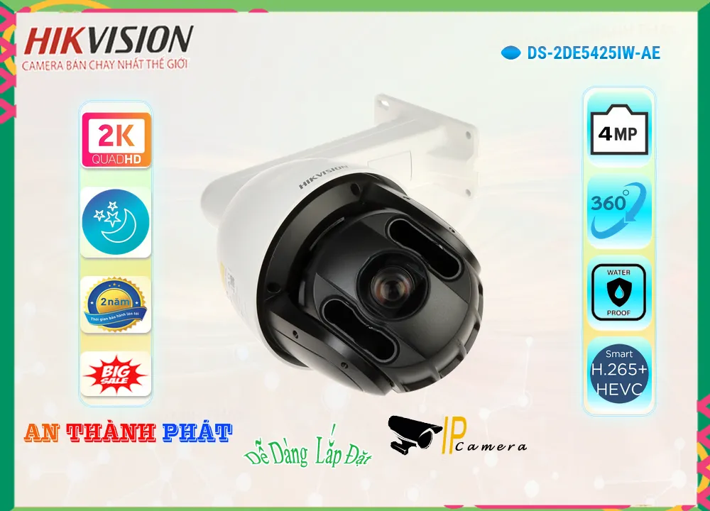 Camera Hikvision DS-2DE5425IW-AE,DS 2DE5425IW AE,Giá Bán DS-2DE5425IW-AE,DS-2DE5425IW-AE Giá Khuyến Mãi,DS-2DE5425IW-AE