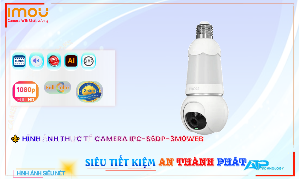 Camera An Ninh Wifi Imou IPC-S6DP-3M0WEB Giá rẻ,IPC-S6DP-3M0WEB Giá Khuyến Mãi, IP Wifi IPC-S6DP-3M0WEB Giá