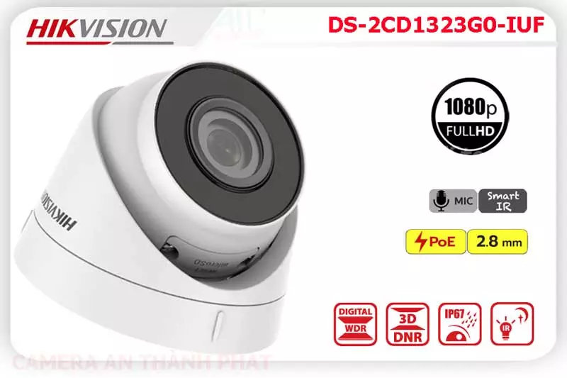 CAMERA IP HIKVISION DS 2CD1323G0 IUF,DS 2CD1323G0 IUF,Giá Bán DS,2CD1323G0,IUF sắc nét Hikvision ,DS,2CD1323G0,IUF Giá