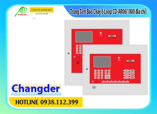 Lắp đặt camera Trung Tâm Báo Cháy 6 Loop CD-AR06(1800 địa chỉ)