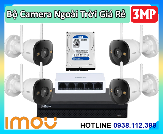 Lắp đặt camera Bộ Camera IMOU IP WiFi Giá Rẻ