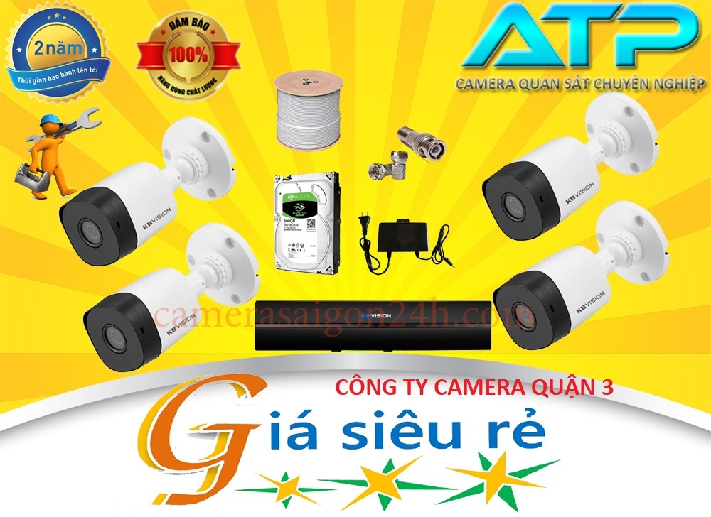 Lắp camera trọn bộ tại quận 3 giá rẻ