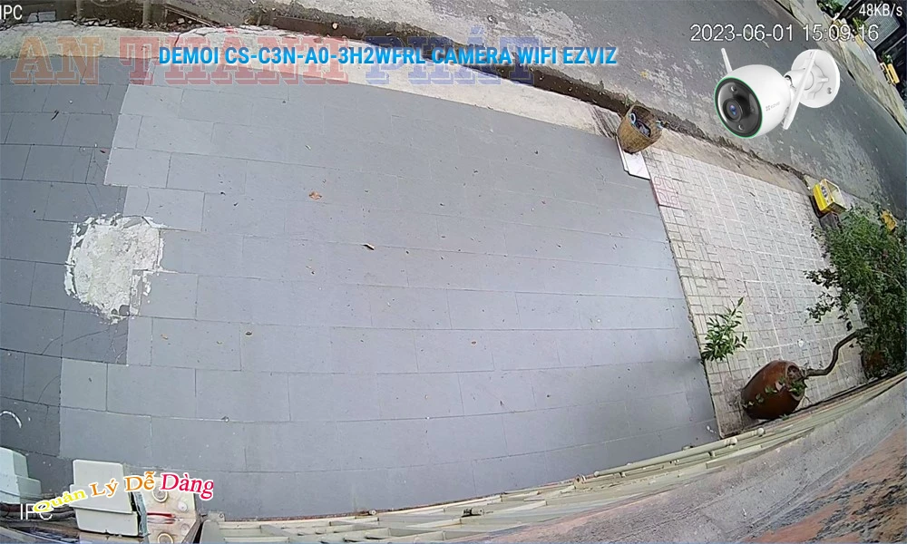 Camera Wi-Fi Ezviz ngoài trời CS-C3N-A0-3H2WFRL Sắc Nét Camera Wi-Fi Ezviz ngoài trời CS-C3N-A0-3H2WFRL Sắc Nét