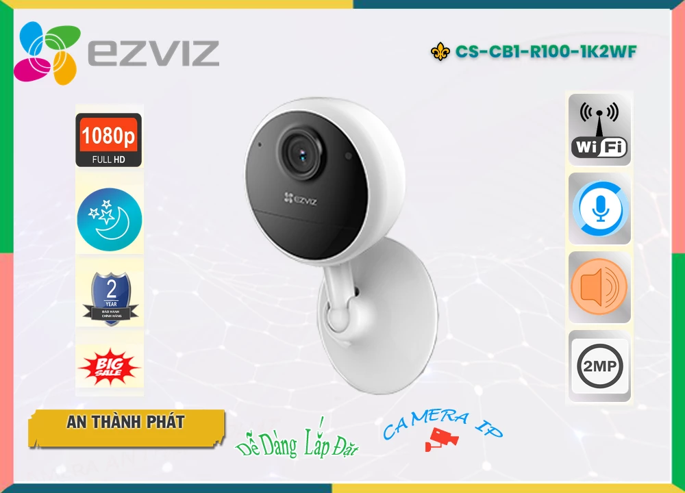 Camera Wifi Ezviz CS-CB1-R100-1K2WF,CS-CB1-R100-1K2WF Giá rẻ,CS-CB1-R100-1K2WF Giá Thấp Nhất,Chất Lượng