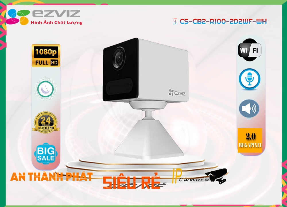 Camera Wifi Ezviz CS-CB2-R100-2D2WF-WH,thông số CS-CB2-R100-2D2WF-WH,CS-CB2-R100-2D2WF-WH Giá rẻ,CS CB2 R100 2D2WF