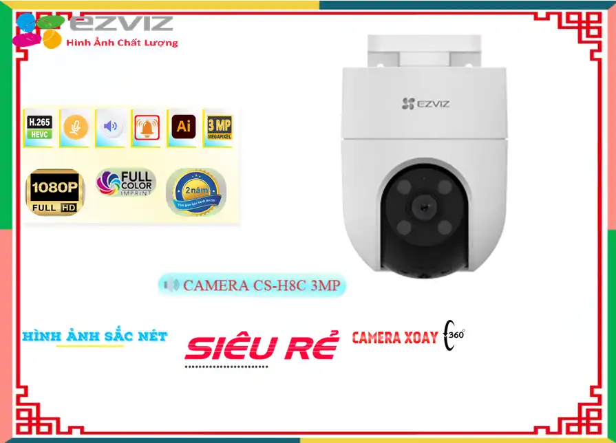 CS-H8C 2K 3MP Camera Wifi Ezviz Thiết kế Đẹp,CS-H8C 2K 3MP Giá rẻ,CS-H8C 2K 3MP Giá Thấp Nhất,Chất Lượng CS-H8C 2K