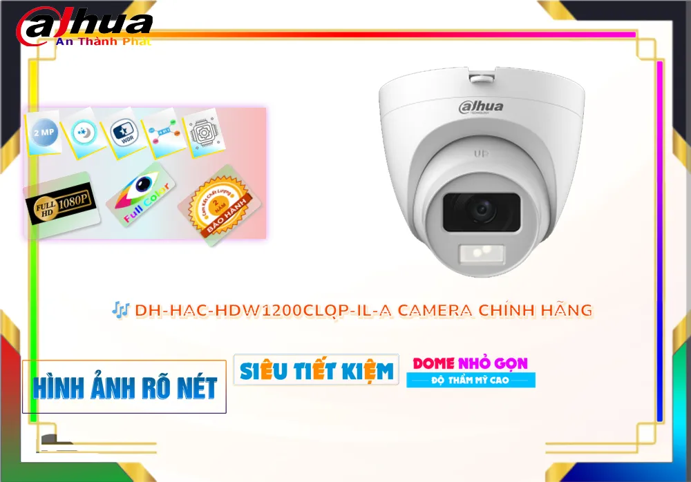 Camera Dahua DH-HAC-HDW1200CLQP-IL-A, Giá DH-HAC-HDW1200CLQP-IL-A, phân phối