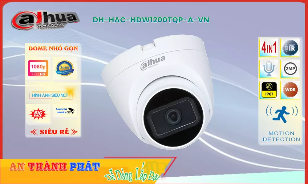 Camera Giám Sát DAHUA DH-HAC-HDW1200TQP-A-VN,Giá DH-HAC-HDW1200TQP-A-VN,phân phối