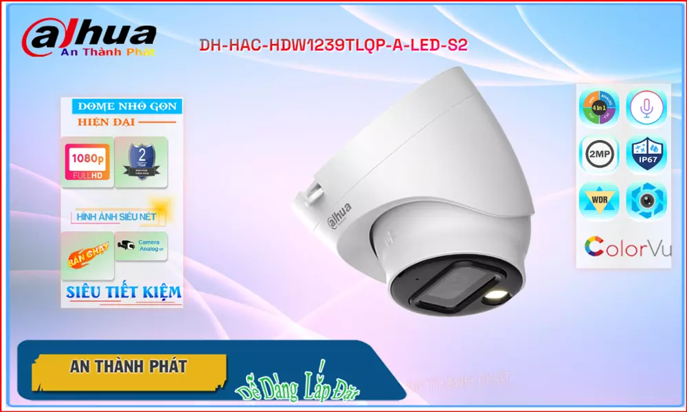 Camera Dome Dahua DH-HAC-HDW1239TLQP-A-LED-S2,Giá DH-HAC-HDW1239TLQP-A-LED-S2,DH-HAC-HDW1239TLQP-A-LED-S2 Giá Khuyến