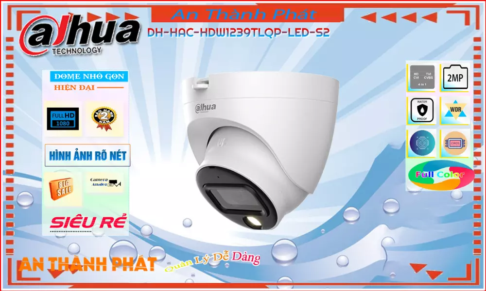 Camera Dahua DH-HAC-HDW1239TLQP-LED-S2,thông số DH-HAC-HDW1239TLQP-LED-S2,DH HAC HDW1239TLQP LED S2,Chất Lượng