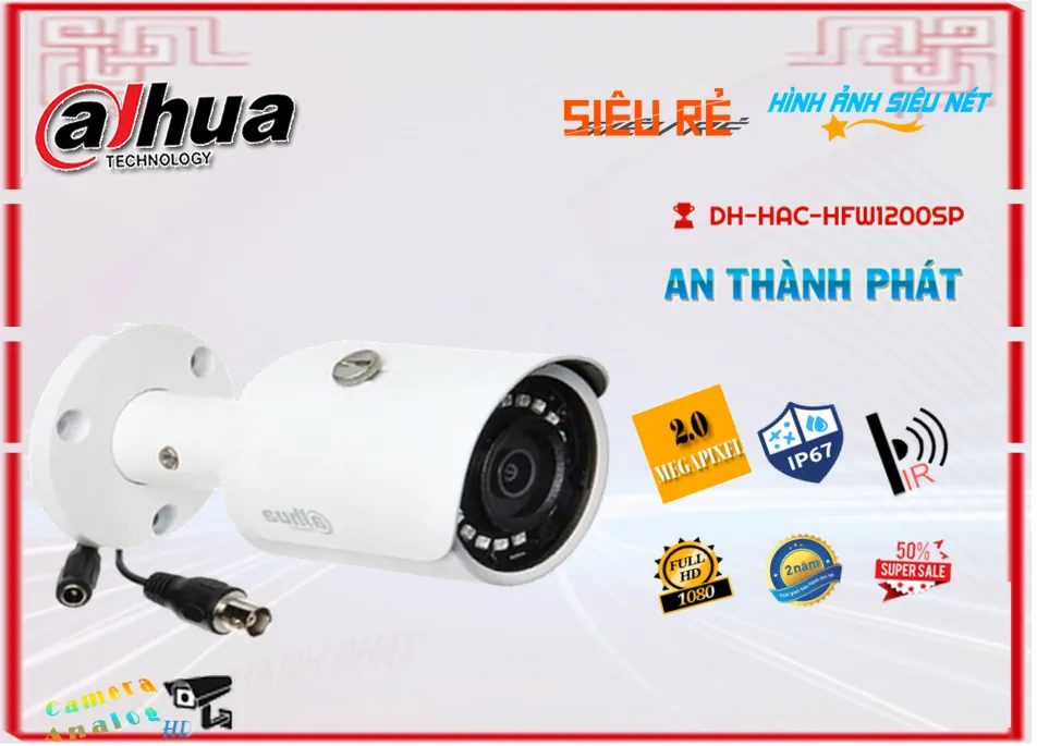 DH HAC HFW1200SP,DH-HAC-HFW1200SP Camera Dahua Thiết kế Đẹp,Chất Lượng DH-HAC-HFW1200SP,Giá DH-HAC-HFW1200SP,phân phối