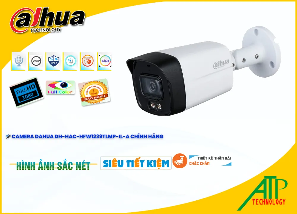 Camera Dahua DH-HAC-HFW1239TLMP-IL-A, Chất Lượng DH-HAC-HFW1239TLMP-IL-A,DH-HAC-HFW1239TLMP-IL-A Công Nghệ Mới
