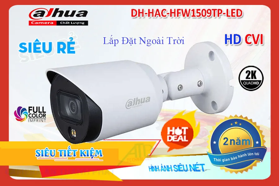 Camera DH-HAC-HFW1509TP-LED Dahua 2K,DH-HAC-HFW1509TP-LED Giá Khuyến Mãi,DH-HAC-HFW1509TP-LED Giá