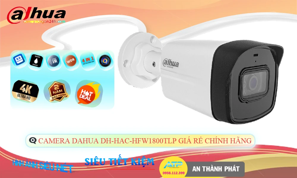 ➠ DH-HAC-HFW1800TLP sắc nét Dahua ➠ DH-HAC-HFW1800TLP sắc nét Dahua