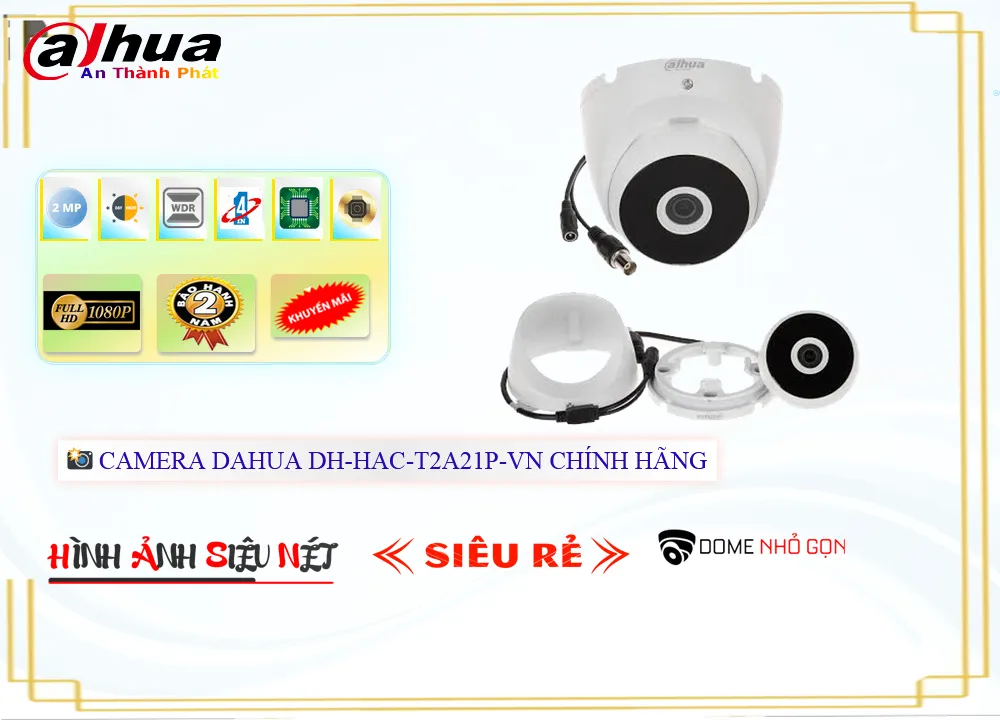 Camera Dahua DH-HAC-T2A21P-VN, Giá DH-HAC-T2A21P-VN, phân phối DH-HAC-T2A21P-VN,DH-HAC-T2A21P-VNBán Giá Rẻ