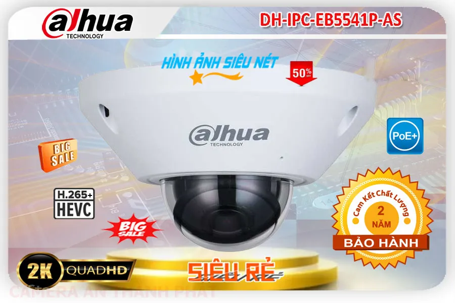 DH IPC EB5541P AS,Camera 180 Độ DH-IPC-EB5541P-AS Dahua,DH-IPC-EB5541P-AS Giá rẻ,DH-IPC-EB5541P-AS Công Nghệ