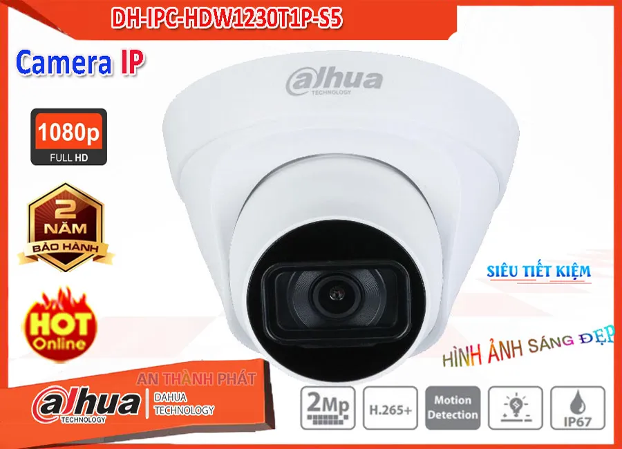 Camera IP Dahua DH-IPC-HDW1230T1P-S5,Giá DH-IPC-HDW1230T1P-S5,phân phối DH-IPC-HDW1230T1P-S5,DH-IPC-HDW1230T1P-S5Bán
