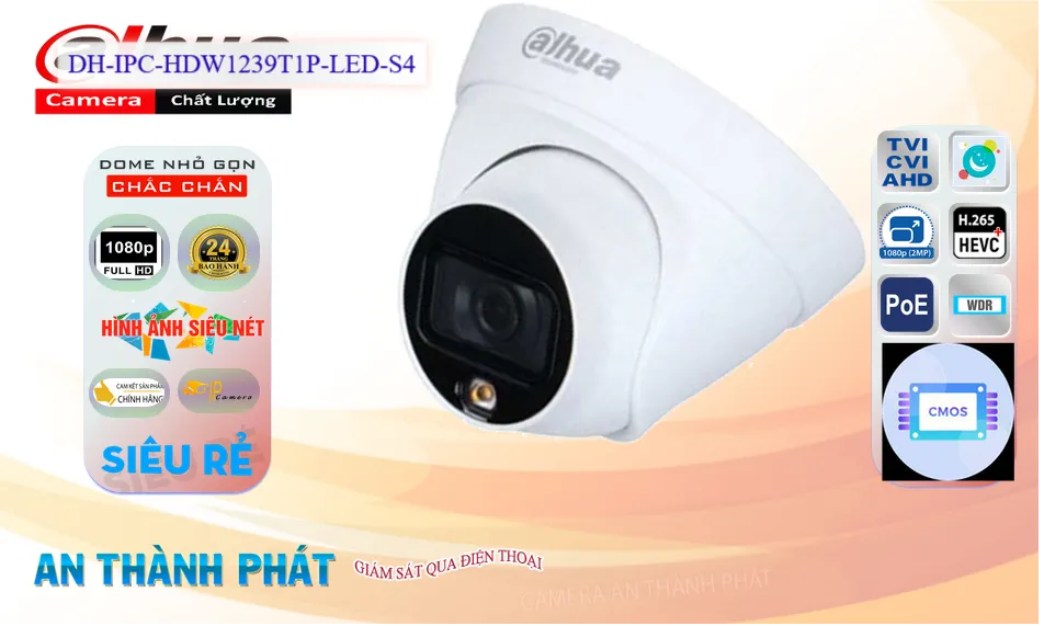 Dahua DH-IPC-HDW1239T1P-LED-S4 Công Nghệ Mới