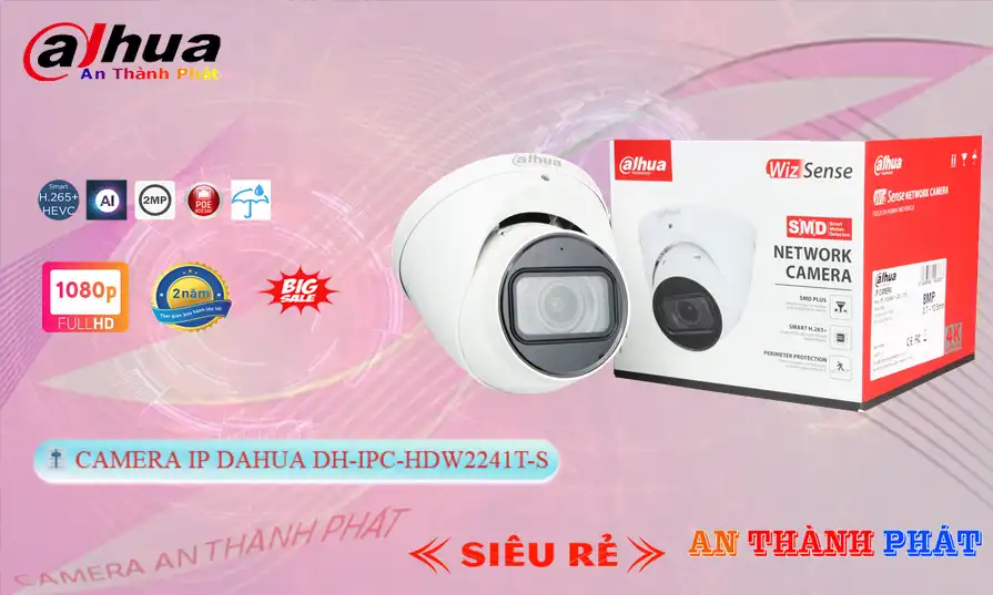 DH-IPC-HDW2241T-S sắc nét Dahua ➠