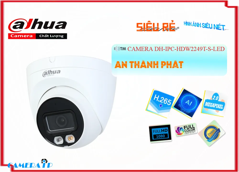Camera Dahua DH-IPC-HDW2249T-S-LED,DH IPC HDW2249T S LED, Giá Bán DH-IPC-HDW2249T-S-LED,DH-IPC-HDW2249T-S-LED Giá