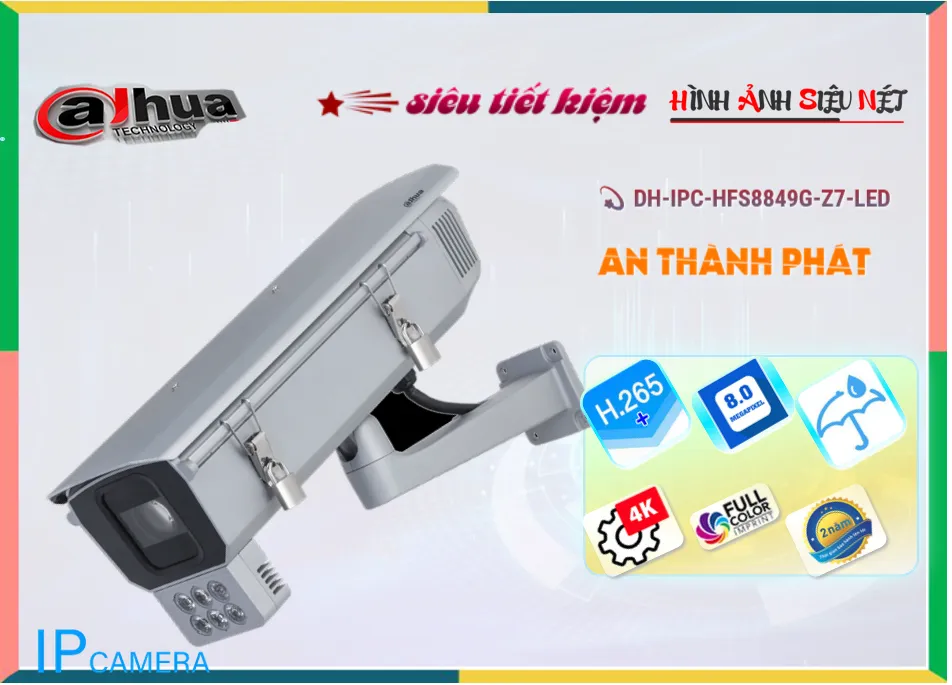 Camera Dahua DH-IPC-HFS8849G-Z7-LED,Chất Lượng DH-IPC-HFS8849G-Z7-LED,DH-IPC-HFS8849G-Z7-LED Công Nghệ