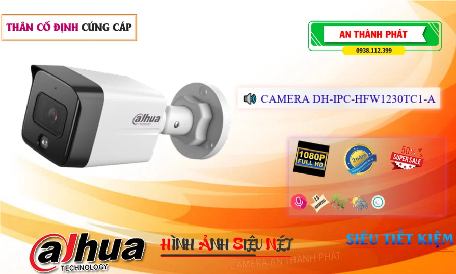 DH-IPC-HFW1230TC1-A sắc nét Dahua