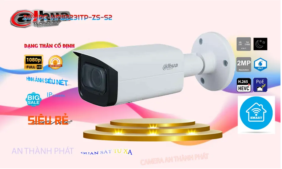 Camera DH-IPC-HFW2231TP-ZS-S2 Giá rẻ