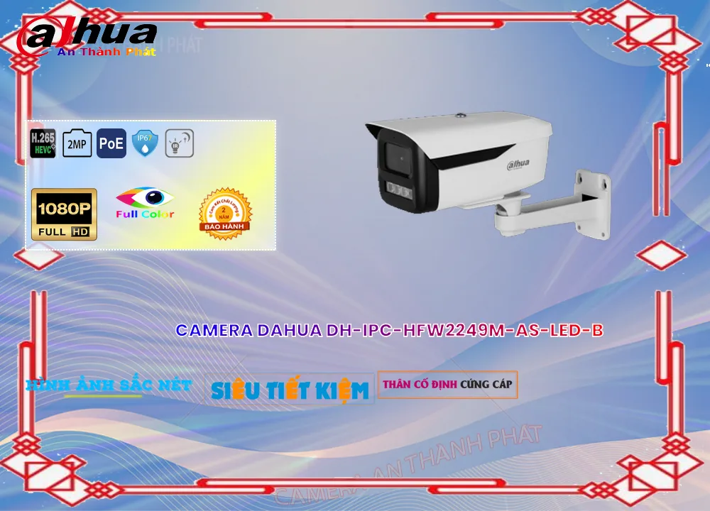 DH IPC HFW2249M AS LED B,Camera Dahua DH-IPC-HFW2249M-AS-LED-B,DH-IPC-HFW2249M-AS-LED-B Giá rẻ