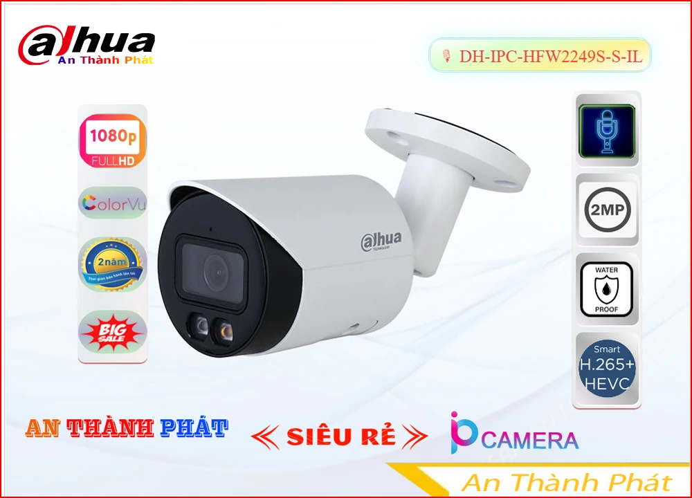 Camera dahua DH-IPC-HFW2249S-S-IL,DH-IPC-HFW2249S-S-IL Giá rẻ,DH-IPC-HFW2249S-S-IL Giá Thấp Nhất,Chất Lượng