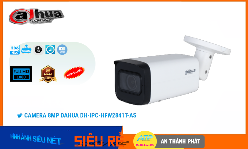 DH-IPC-HFW2841T-AS Camera đang khuyến mãi Dahua,thông số DH-IPC-HFW2841T-AS,DH IPC HFW2841T AS,Chất Lượng
