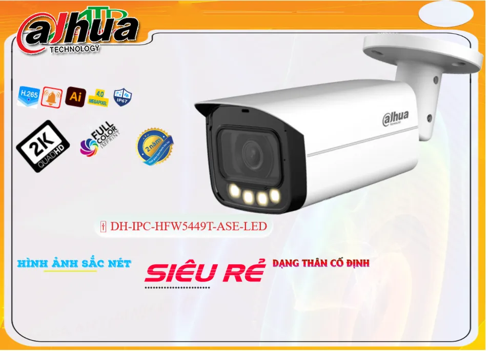 Camera Dahua DH-IPC-HFW5449T-ASE-LED,thông số DH-IPC-HFW5449T-ASE-LED,DH IPC HFW5449T ASE LED,Chất Lượng