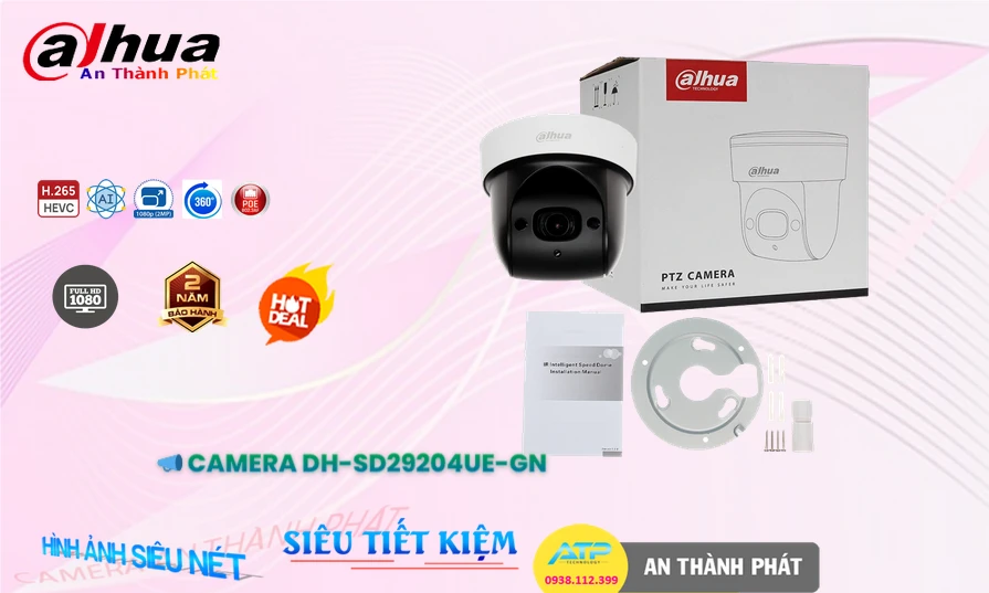 DH-SD29204UE-GN sắc nét Dahua