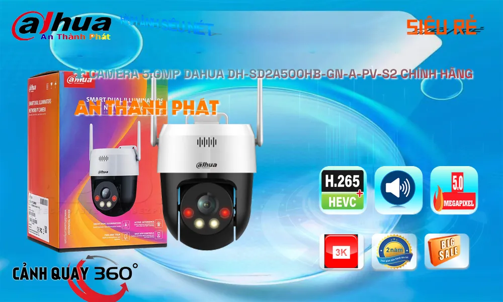 Camera DH-SD2A500HB-GN-A-PV-S2  Dahua Hình Ảnh Đẹp ❇