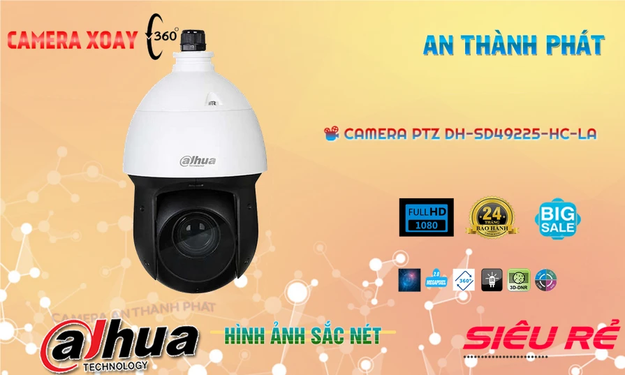 Camera Dahua Speed Dome DH-SD49225-HC-LA Camera Dahua Speed Dome DH-SD49225-HC-LA