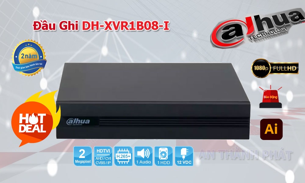 DH-XVR1B04-I Đầu ghi camera 4 kênh dahua