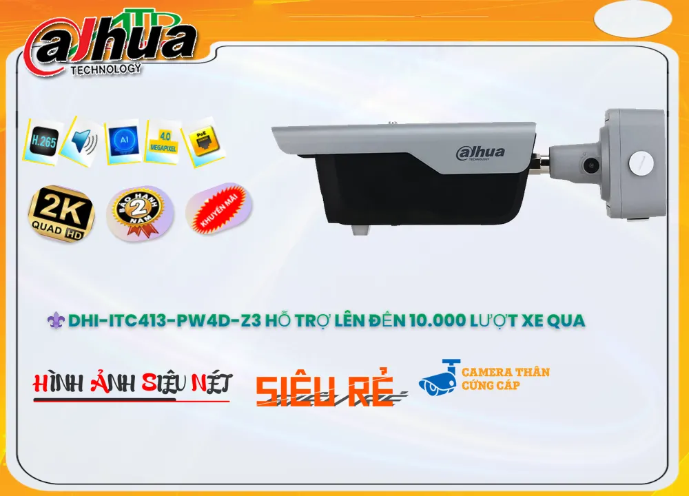 Camera Dahua DHI-ITC413-PW4D-Z3,DHI-ITC413-PW4D-Z3 Giá rẻ ,DHI ITC413 PW4D Z3, Chất Lượng DHI-ITC413-PW4D-Z3, thông số