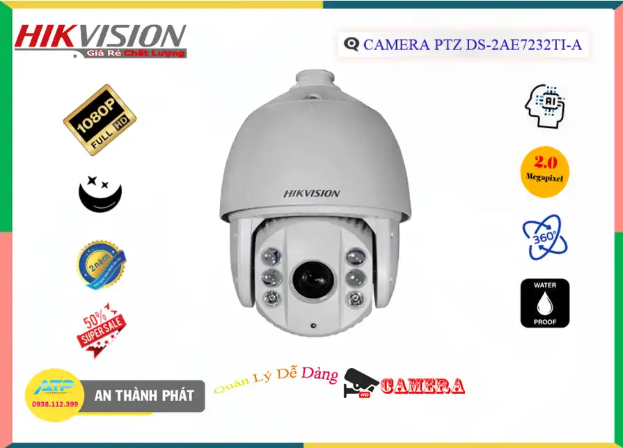 Camera DS-2AE7232TI-A Xoay Zoom,Giá DS-2AE7232TI-A,phân phối DS-2AE7232TI-A,DS-2AE7232TI-ABán Giá Rẻ,Giá Bán