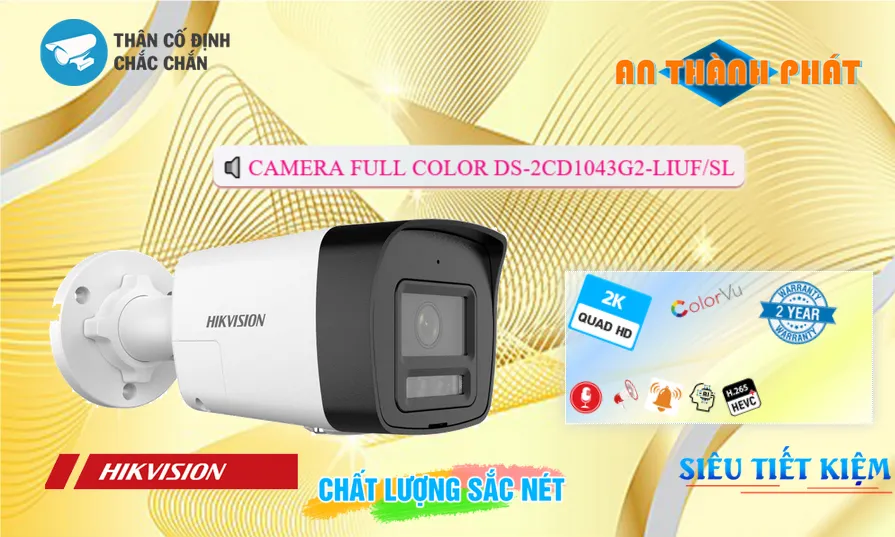 DS-2CD1043G2-LIUF/SL sắc nét Hikvision ➠ DS-2CD1043G2-LIUF/SL sắc nét Hikvision ➠