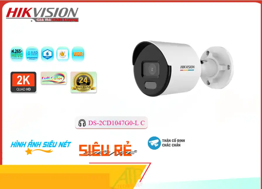 Camera Hikvision DS-2CD1047G0-LC, Giá DS-2CD1047G0-LC, phân phối DS-2CD1047G0-LC,DS-2CD1047G0-LCBán Giá Rẻ