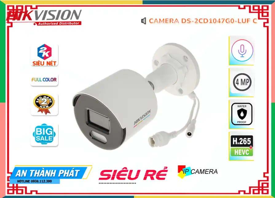 Camera Hikvision DS-2CD1047G0-LUFC, thông số DS-2CD1047G0-LUFC,DS-2CD1047G0-LUFC Giá rẻ ,DS 2CD1047G0 LUFC, Chất Lượng