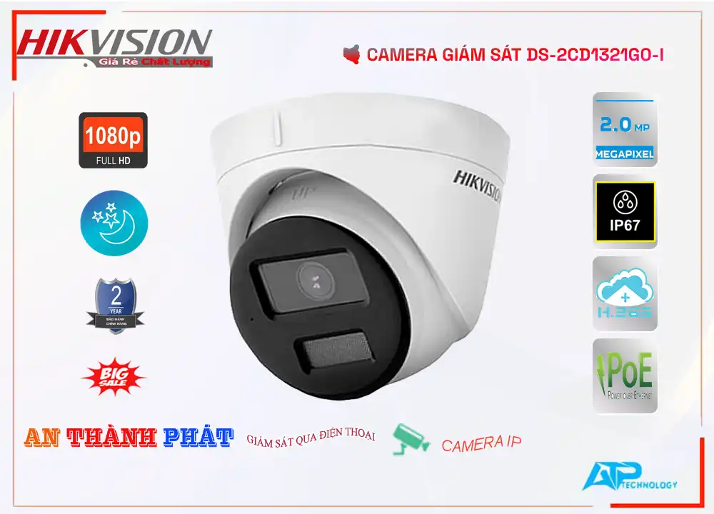 DS-2CD1321G0-I sắc nét Hikvision DS-2CD1321G0-I sắc nét Hikvision