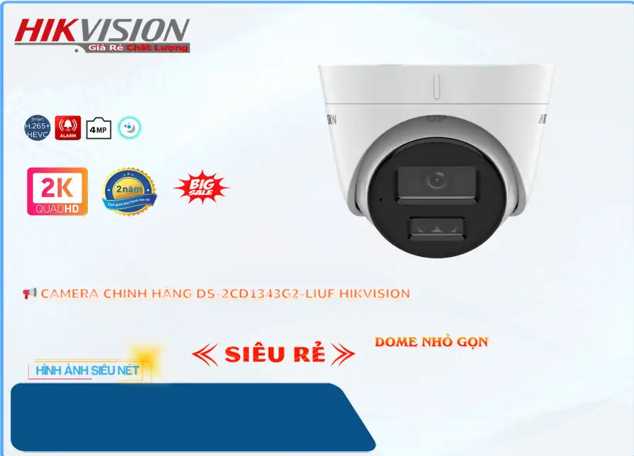 Camera An Ninh Hikvision DS-2CD1343G2-LIUF Chất Lượng ☑,DS-2CD1343G2-LIUF Giá rẻ,DS-2CD1343G2-LIUF Giá Thấp Nhất,Chất