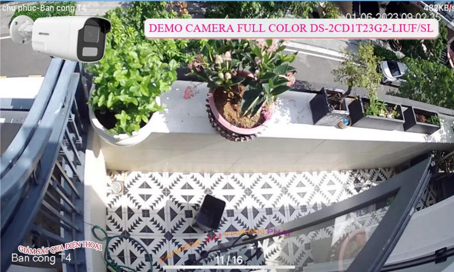 DS-2CD1T23G2-LIUF/SL sắc nét Hikvision