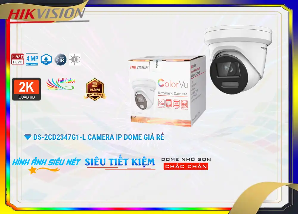 Camera DS-2CD2347G1-L Hikvision Thiết kế Đẹp,thông số DS-2CD2347G1-L,DS 2CD2347G1 L,Chất Lượng