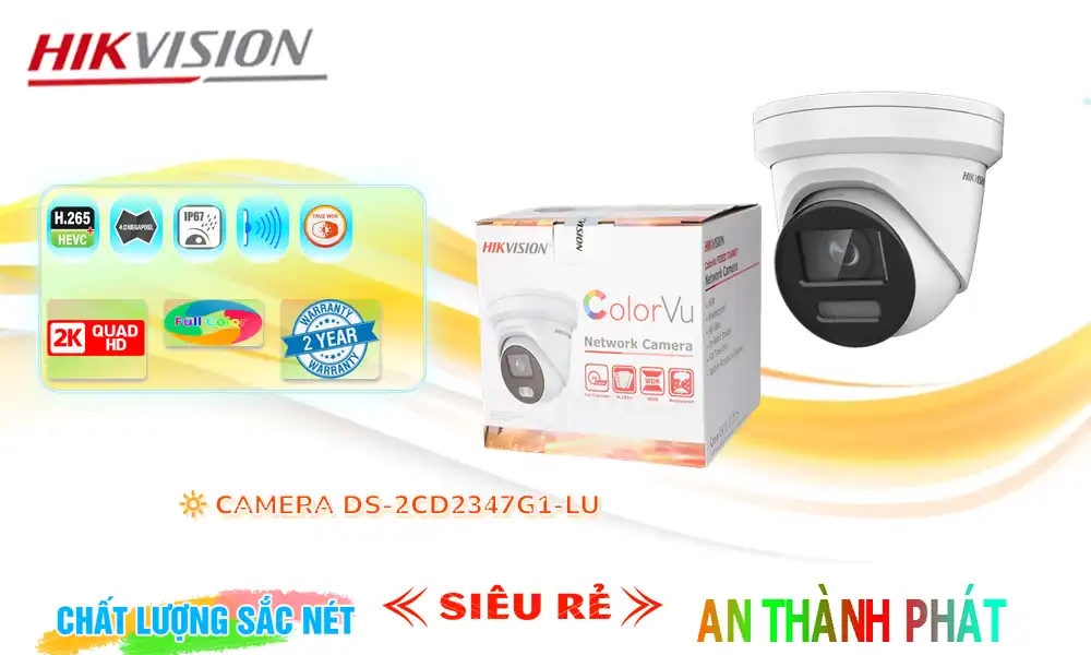Camera An Ninh  Hikvision DS-2CD2347G1-LU Giá rẻ ✅
