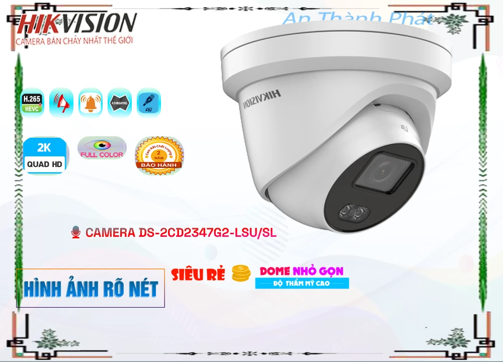 Camera Hikvision DS-2CD2347G2-LSU/SL,thông số DS-2CD2347G2-LSU/SL,DS-2CD2347G2-LSU/SL Giá rẻ,DS 2CD2347G2 LSU/SL,Chất