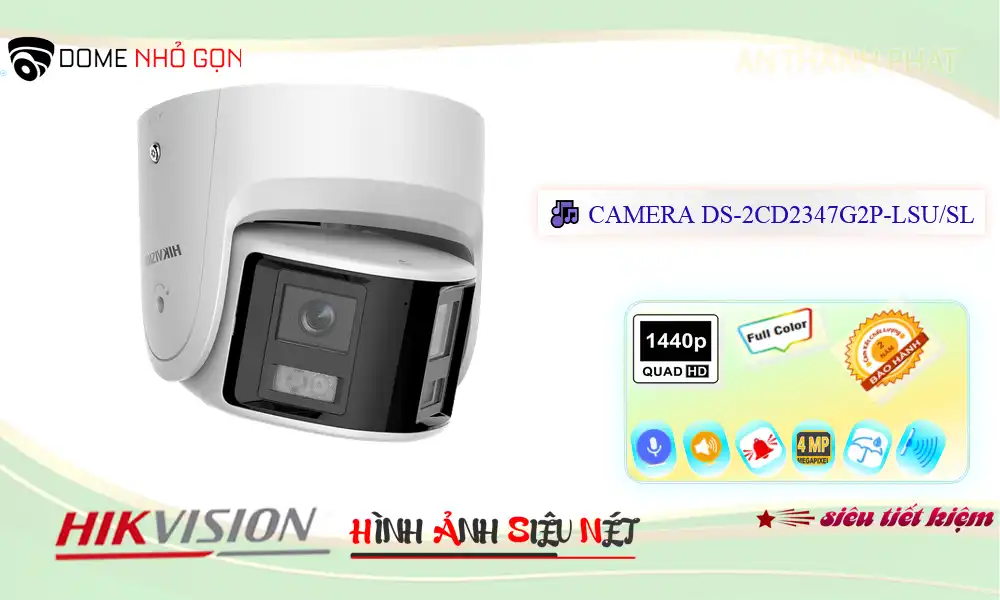 DS-2CD2347G2P-LSU/SL sắc nét Hikvision DS-2CD2347G2P-LSU/SL sắc nét Hikvision
