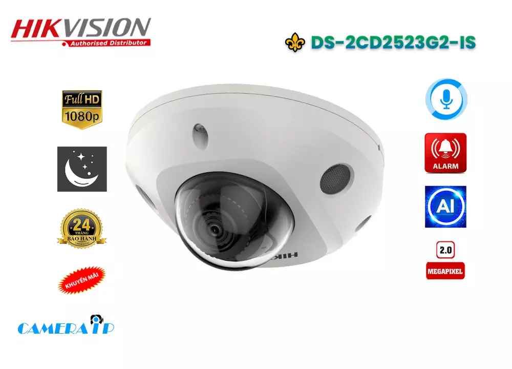 Camera Hikvision DS-2CD2523G2-IS,thông số DS-2CD2523G2-IS,DS-2CD2523G2-IS Giá rẻ,DS 2CD2523G2 IS,Chất Lượng