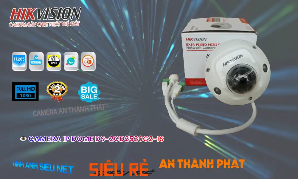 DS-2CD2526G2-IS sắc nét Hikvision DS-2CD2526G2-IS sắc nét Hikvision